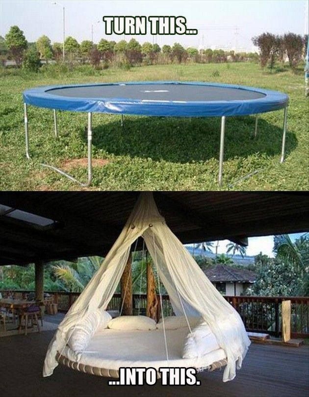 I have one of these and instead of jumping on it we usually lounge on it !! …