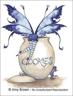 I love Amy Browns fairy artwork and Cookies!