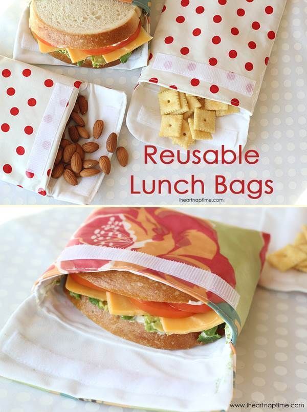 I was just telling my kids that I was spending more money on lunch bags than lunch… Now I see this ! Perfect !!!! =.)