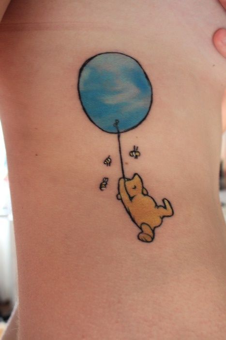 I would totally get a Winnie the Pooh tattoo, because that is the sort of person I am. (Look at how cute that is! )