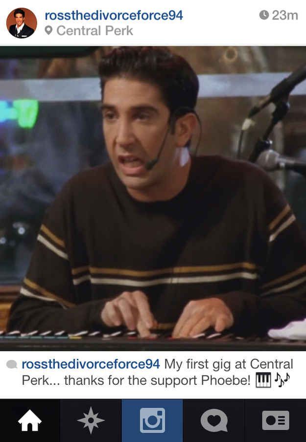 If Ross Geller From “Friends” Had Instagram – BuzzFeed Mobile