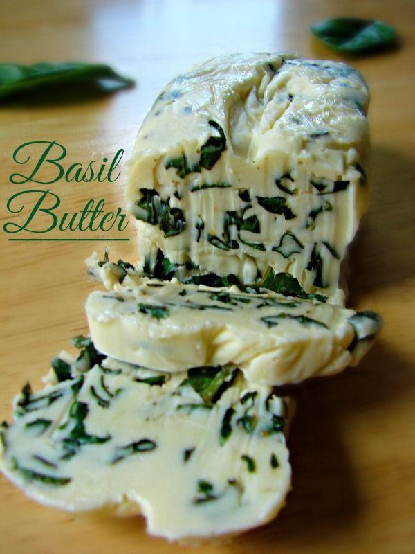 Is your garden bursting with basil this summer?  Try making this Homemade Basil Butter!  This butter is absolutely delicious and