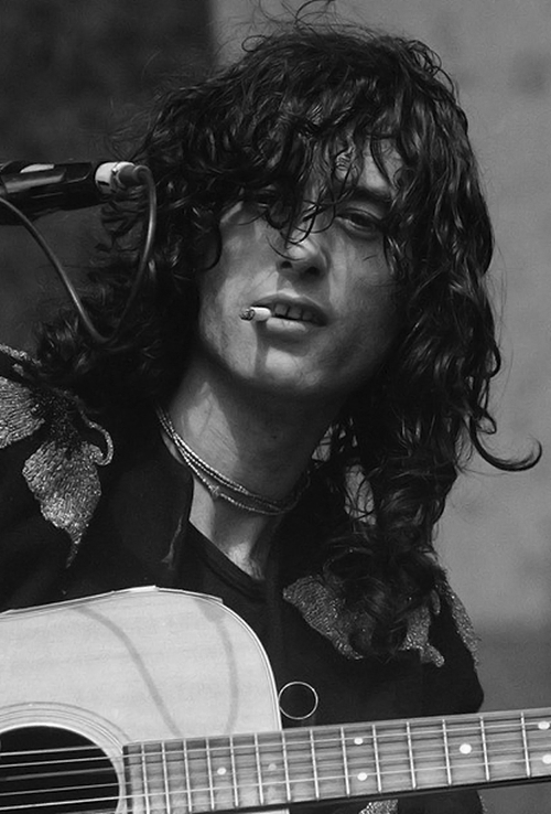 Jimmy Page – Rock god of Led Zeppelin – what is this utter fascination I have with bad boys and their guitars?