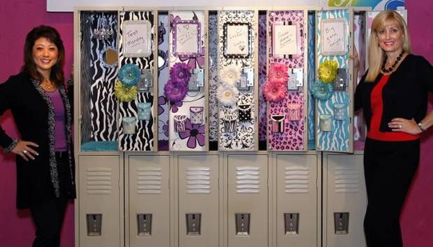 locker ideas or themes for girls | Plano moms help fuel national locker decorating craze | Dallas Morning …