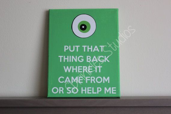 lol this is adorable. monsters inc.