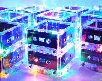 love these tape led light covers… great idea for 80s theme prom – Google Search