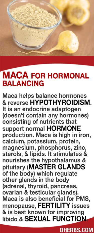 Maca for hormone balancing
