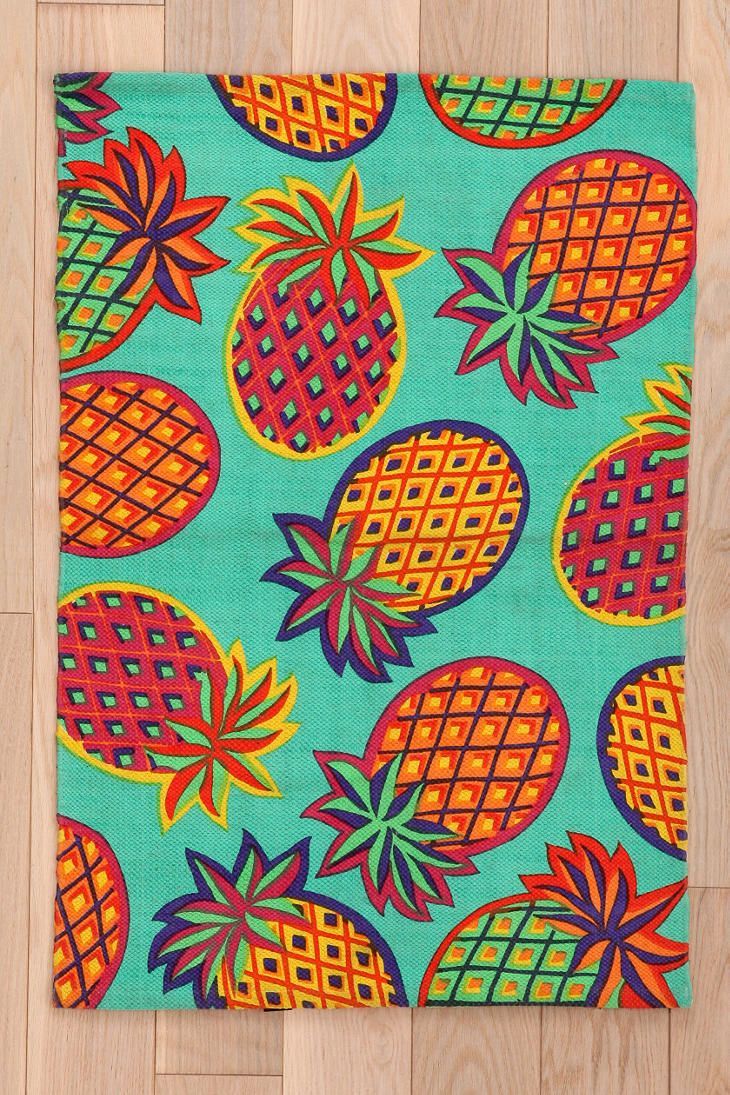 Magical Thinking Pineapple Rug #urbanoutfitters