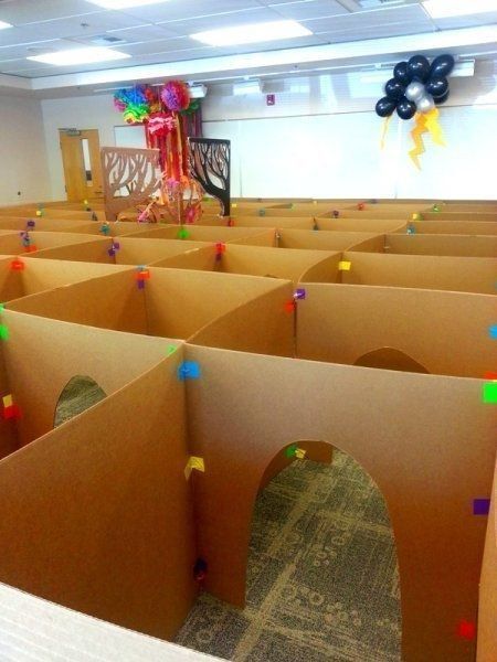 Make this and your kids will think you’re a-maze-ing. | 23 DIY Projects That Will Blow Your Kids Minds