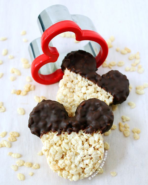 Mickey Mouse Rice Krispies Treats – your much loved Rice Krispies Treats with a Mickey twist.