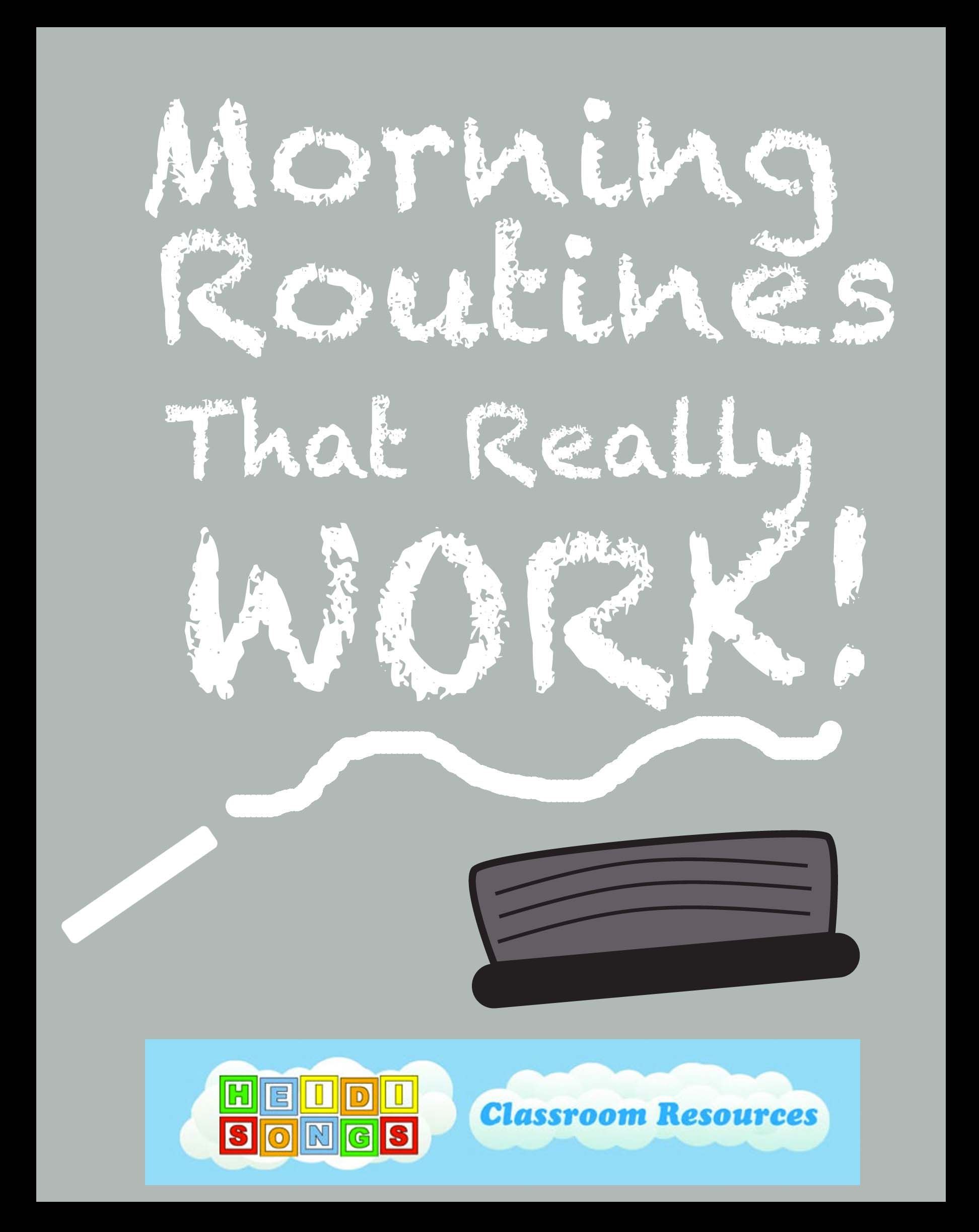 Morning routines that really work for Pre-K & Kindergarten!  Great tips for classroom management here!