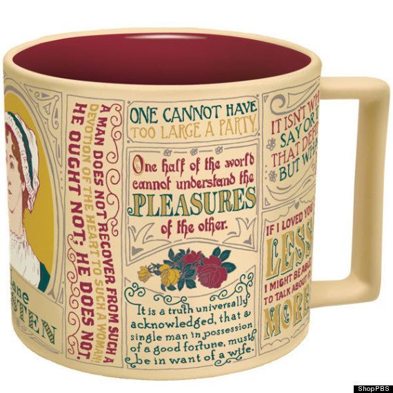 Mug with Jane Austen quotes. So cool!