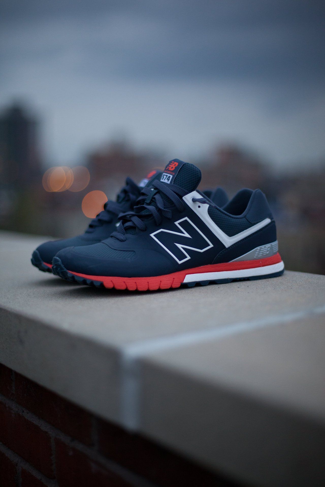 New Balance matching colours for an sky turned black to blue early morning headstart into urban life. Featured on Tribes Of