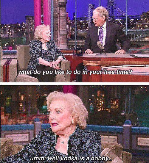 oh Betty…you always make me smile!
