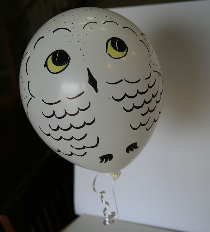 Owl decorations for the party – cute, simple, and cheap!