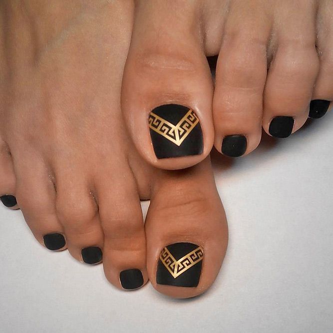 pedicure nails toenails pedicures fun toe nail designs chrome nail -   Toe Nail Art Designs Ideas