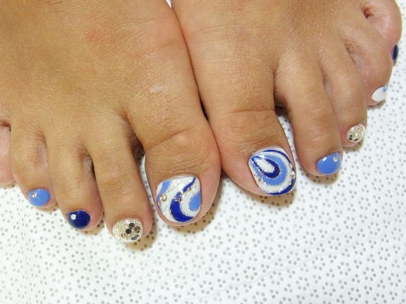 Summer Toe Nail Designs. on toe nail design for pedicures -   Toe Nail Art Designs Ideas