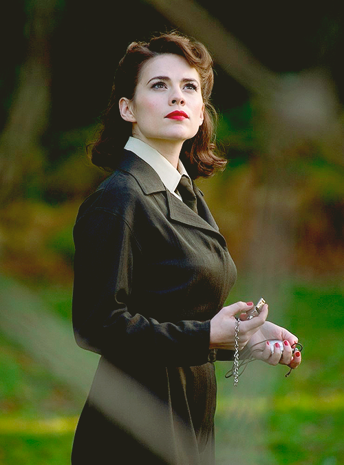 Peggy Carter from Captain America. So sad to see her in The Winter Soldier.