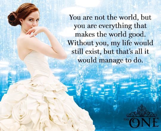 Quote from THE ONE by Kiera Cass