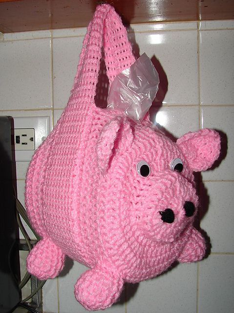 Ravelry: Kitchen Bags Holder Pig pattern by Yana Muradian