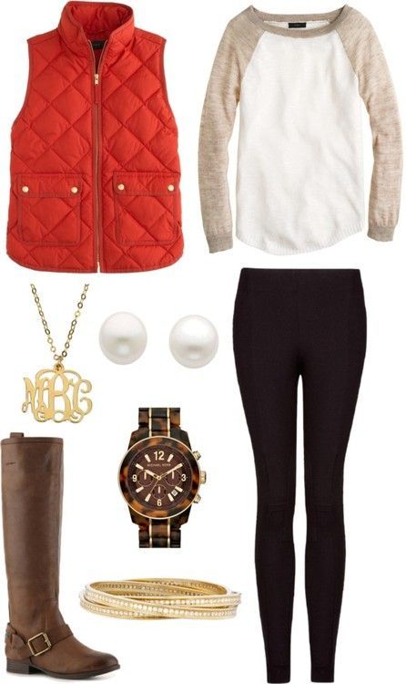 Red vest black trousers combine Clothes Casual Outift for • teens • movies • girls • women •. summer • fall • spring