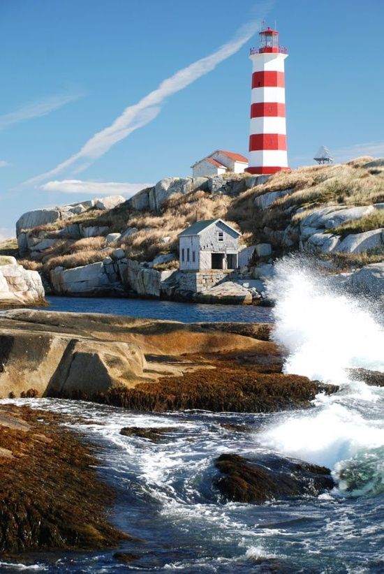 Sambro Island Lighthouse, Nova Scotia ~how cool is it that my father-in-law used to be a lightkeeper?