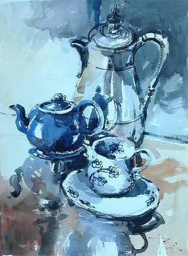 Still-Life-with-Tea-Pot-by Tony Belobrajdic