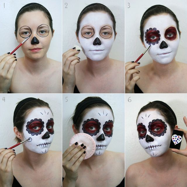 10 sugar skull makeup tutorials