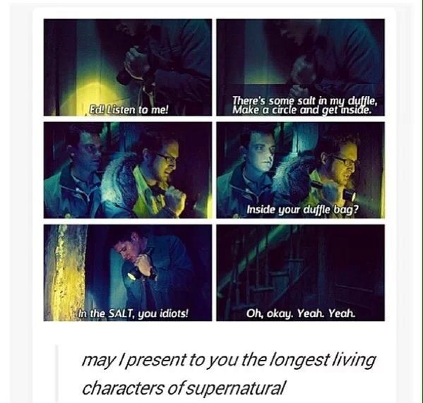 supernatural tumblr posts | Ghostfacers! This exchange cracked me up. Its a wonder any of them …