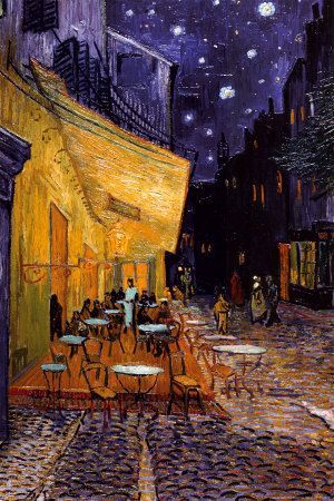 The Caf Terrace on the Place du Forum, Arles, at Night, c.1888By: van Gogh, Vincent