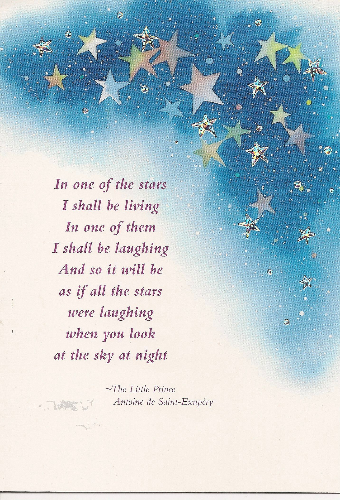 The Little Prince- Antoine de Saint-Exupery. So simple, yet with a large message for adults about our world.