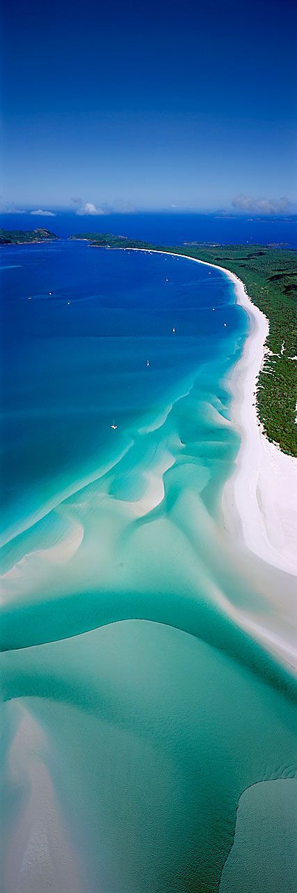 This beach looks incredible! My goodness…  Whitehaven Beach, Whitsunday Islands, Queensland, Australia