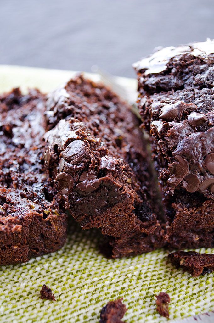 This Chocolate and Yogurt Zucchini Bread is so moist and rich that you will feel like you are eating brownies, yet a healthier