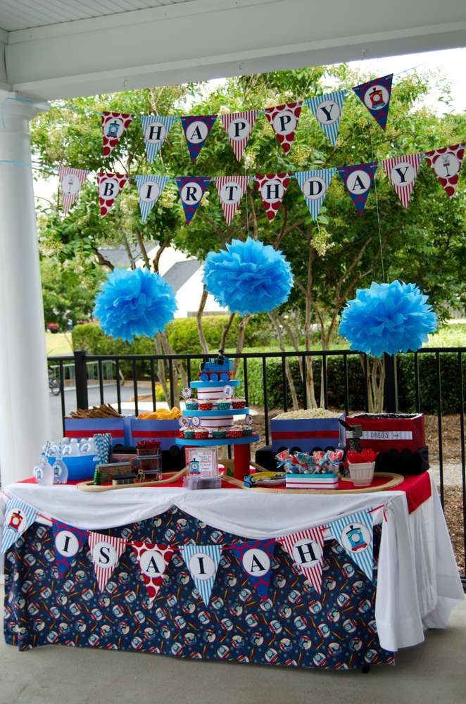 Thomas the Train Birthday Party Ideas | Photo 6 of 10 | Catch My Party