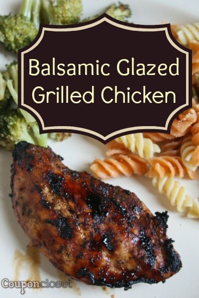 Try this Balsamic Glazed chicken that is perfect for grilling or even baking. It only has 2 ingredients but tastes like you are an