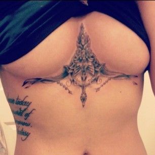 underboob tattoo