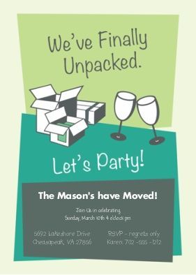 Unpacked Housewarming Party Invitation Housewarming Invitations Card By Snapfish | Snapfish