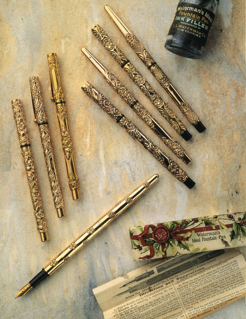 Watermans ideal fountain pens 1898-1910. Wish I could get my hands on one of these!