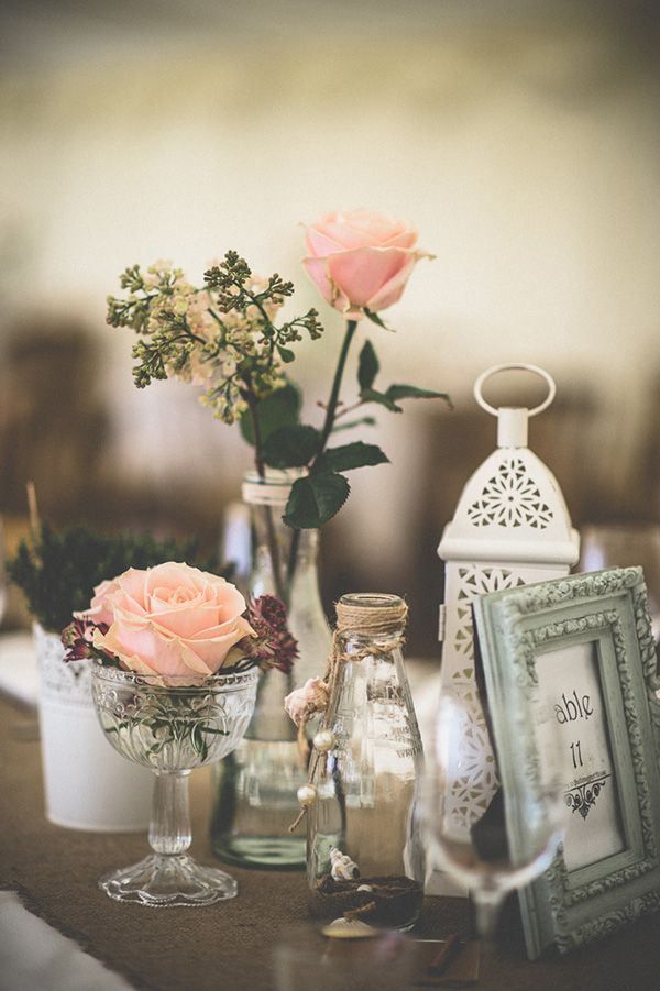 Wedding Themes Guide + Ideas | Emmaline Bride Vintage Wedding, Rustic Wedding, DIY Centerpiece Ideas, Table Setting, Floral