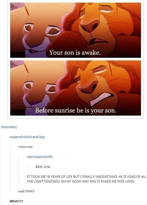 When they finally realised exactly what this line meant. | 31 Times Tumblr Had Serious Questions About Disney
