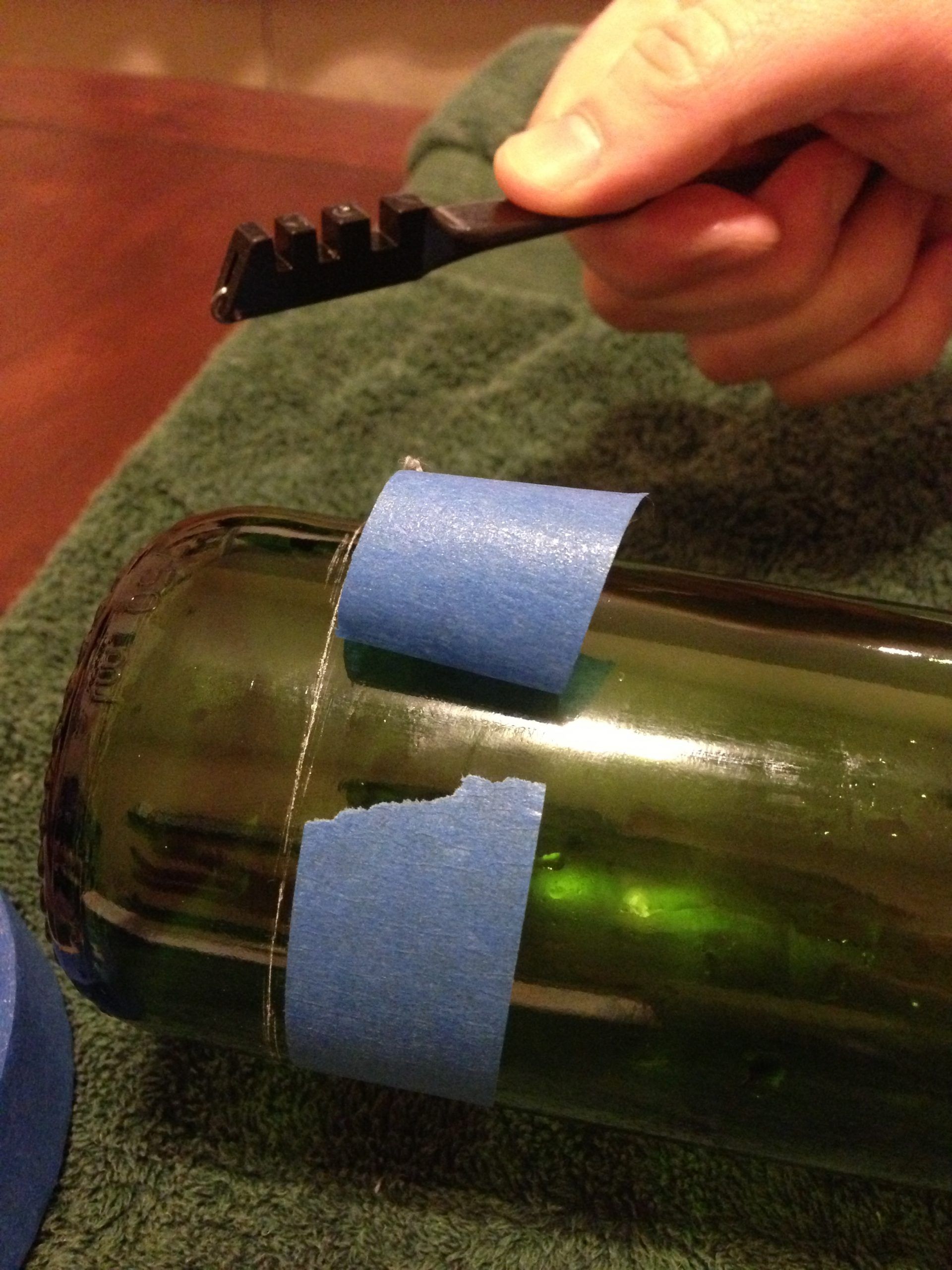 How to make wine bottle centerpieces