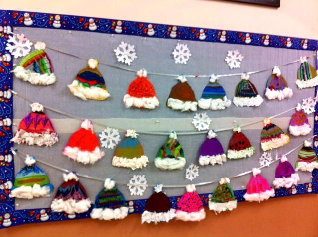 Winter Library Bulletin Board Idea -   Easy Christmas Classroom Decorations