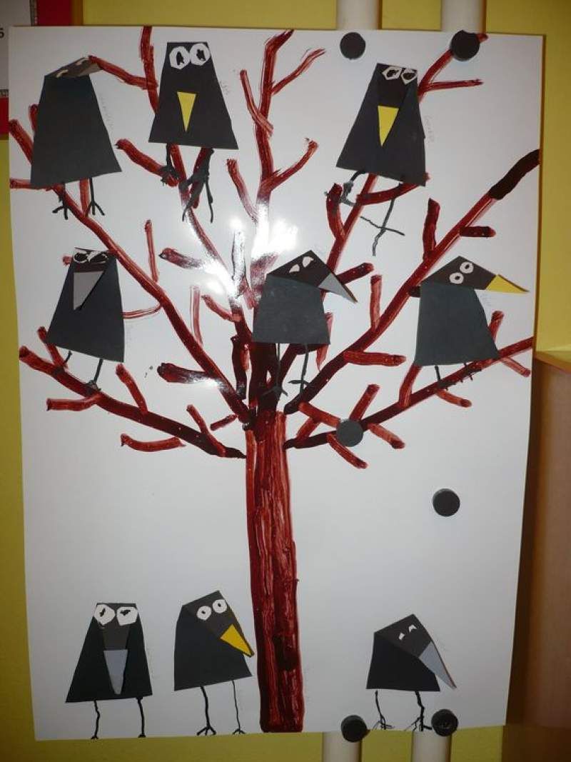 Crow Crafts for Christmas -   Easy Christmas Classroom Decorations