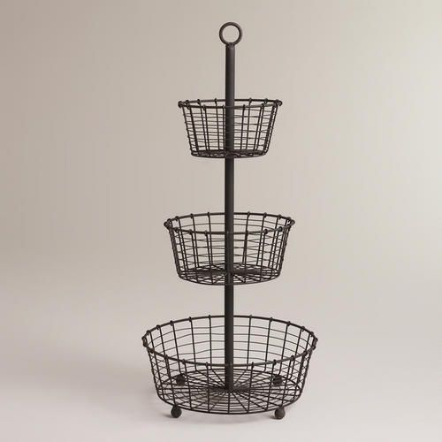 World Market Espresso Mia Wire 3-Tier Stand – Saw this in store today  – I only wish I had a place to put it!