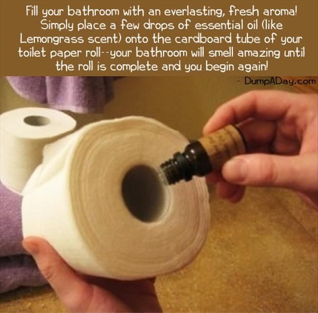Sweet smelling bathroom idea -   Amazingly simple but genius ideas to use and reuse stuff