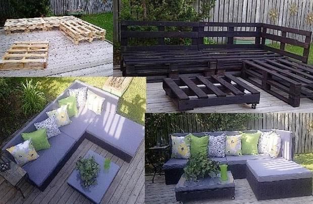 Pallet patio furniture -   Amazingly simple but genius ideas to use and reuse stuff