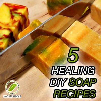 5 Healing Homemade Soap Recipes (These are super easy soaps you make at home  and they include healing herbs)