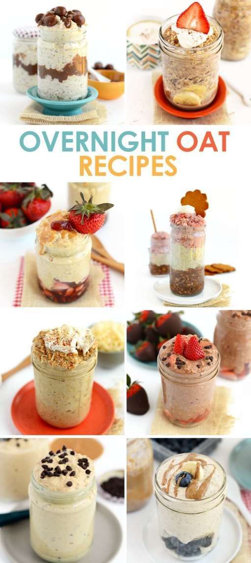 8 Ways to Eat Overnight Oats – – Got 5 minutes? Prep your breakfast the night before and eat a fiber-rich meal the next morning