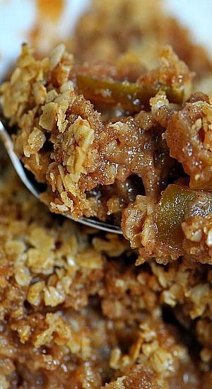 Apple Crisp Recipe ~ if you are looking for an Apple Crisp Recipe that immediately makes you want to cozy up by the fire after