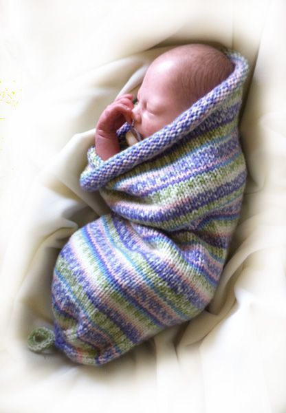 Baby Cocoon – Scroll down for hand-knitting instructions. I know two couples having babies…. hmmmm. any requests?
